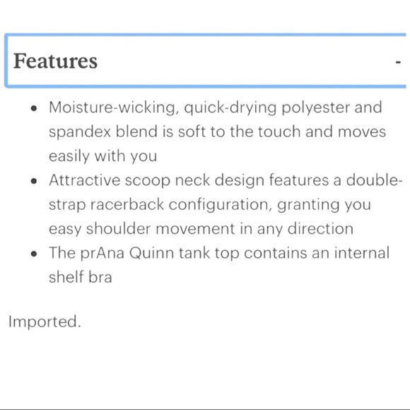 Prana Quinn Chakra Tank Size: Small - Picture 2 of 13